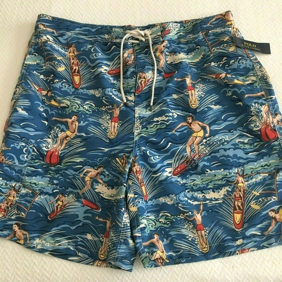 Polo Ralph Lauren Other - Polo Ralph Lauren Swim Trunks Board Shorts Surfer